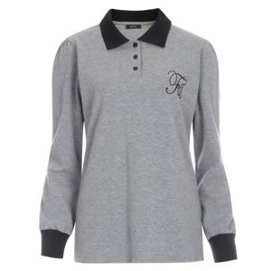 [샵앤]배색 골프 레귤러 긴팔 카라티 NS-WSH-1042-그레이