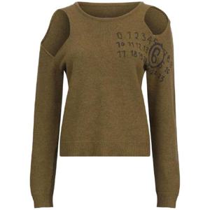 25 FW 메종마르지엘라 넘버 프린트 컷아웃 스웨터 S62NH0034M13071 TP432398174