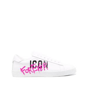 25 FW 디스퀘어드2 로고 프린트 레이스업 스니커즈 SNW014701504893 TP432398087