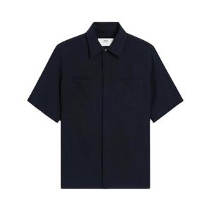 25 FW 아미 파리스 반소매 셔츠 E25HSH252CO0098 TP437018113