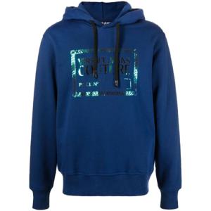 25 FW 베르사체진스꾸뛰르 로고 장식 후드티 E73GAIF06ECF03F TP432207149