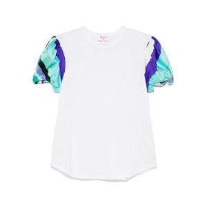 25 FW 푸치 프린트 반소매 티셔츠 5HTP155H982 TP438075031