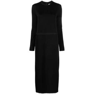 25 FW 질샌더 크루 넥 긴소매 미디 드레스 J02CT0226J20053 TP432278047