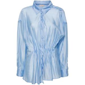 25 FW Blanca Vita 플리츠 스프레드 칼라 셔츠 CAESALPINA1824 TP432245046