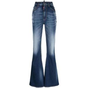 25 FW 디스퀘어드2 플레어 워싱 데님 팬츠 S72LB0634S30685 TP432195341