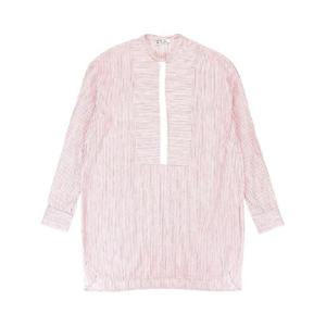 25 FW 로로피아나 모크 넥 스트라이프 셔츠 FAG1452FB51 TP436051375