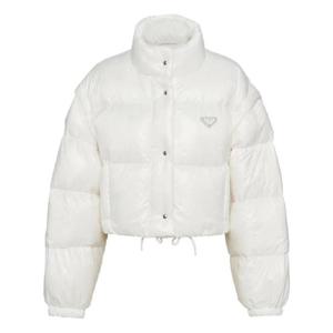 25 FW 프라다 리나일론 크롭 재킷 291805S22211A9 TP432030509