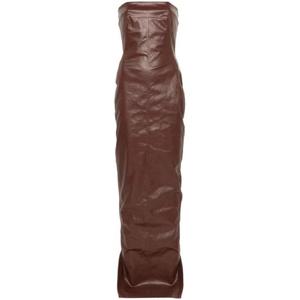 25 FW 릭오웬스 스퀘어 넥 데님 이브닝 드레스 RP02D3524SCT TP432158139