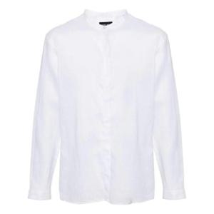 25 FW 조르지오아르마니 밴드 칼라 리넨 셔츠 4SGCC0A5T04TB TP432501819