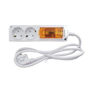 4000W 대용량 mjm-njc216 누전차단 1.5m 미주 멀티탭 2구
