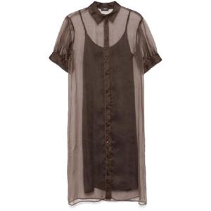 25 FW 페세리코 세미 시스루 셔츠 드레스 E0200603494 TP435936036