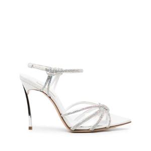 25 FW 카사데이 블레이드 C C 라인스톤 장식 펌프스 100mm 1H936Z100MC2321 TP432231923