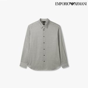 [엠포리오 아르마니]남성 패턴 프린트 스트레치 셔츠(A515104021)