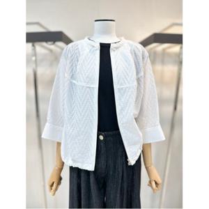 [더아이잗컬렉션]자수 포인트 스트링 집업 점퍼 (CP5A0JP561)_DG