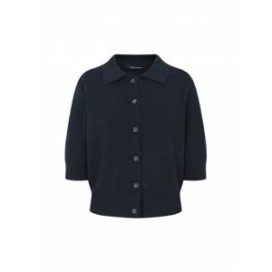 [더아이잗컬렉션]하프 슬리브 칼라 가디건 (CR5A1CD701-NV)_DG