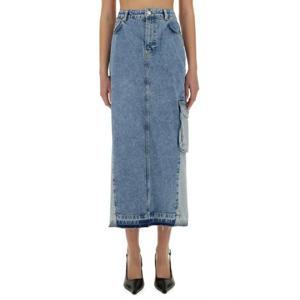 MOSCHINO JEANS LONG DENIM SKIRT 010537191303