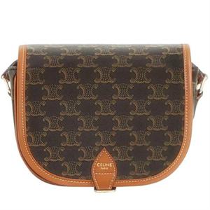 셀린느 미디엄 폴코백 트리옹프 캔버스 카프스킨 191502BZJ04LU