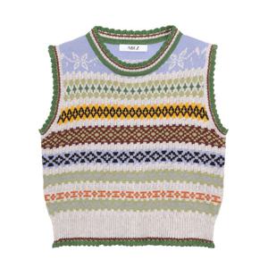 [에이비에프지]컬러플 울 니트 베스트 APZ1QW321B