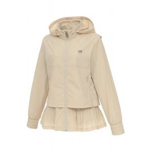 [23구골프][23구]여성 프릴 레이어드 후드 점퍼 EN3LJP025