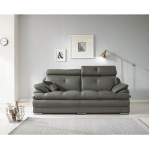 데코라인 템즈 에어레더 8503 3인용 소파 그레이 쿠션1p 방문설치