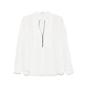 25 FW Brunello Cucinelli V넥 블라우스 MB993EA101C600 TP438929911