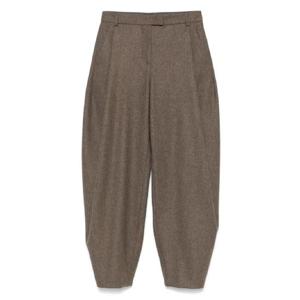 25 FW 조르지오아르마니 버진 울 혼방 와이드 팬츠 GW001568TE16708 TP438927502