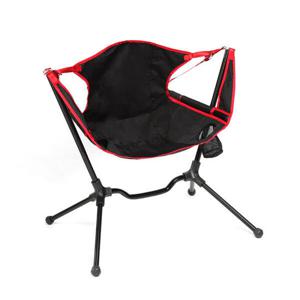 아트박스/위드마켓 캠프존 접이식 스윙 캠핑의자(블랙)