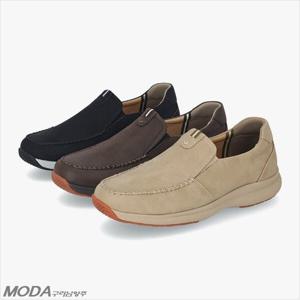 [엘칸토]경량 쿠션 슬립온 천연가죽 남성로퍼 2MC96XE_GN