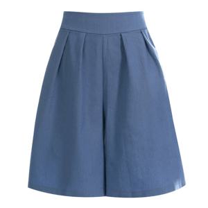 샵앤) 워너 여성 뒷밴딩 반바지 버뮤다 팬츠 WNW-WPT-1423-블루청