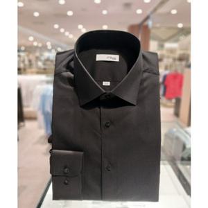 듀퐁셔츠 슬림핏긴팔 SE4SM21LS312SBK 스트레치 블랙 선물용