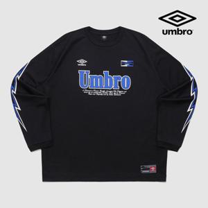 [엄브로] 원포인트 메쉬 긴팔 티셔츠 UQ321CRL71 BLK