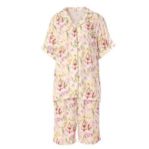 [보디가드][파자마]플라워나염 인견 레이온 원단의 시원한 소재BGWNA301