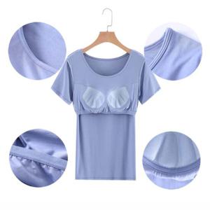 샵앤) 여성 라운드넥 캡내장 모달 이너겸 반팔 티셔츠 WON-WSH-W9AA2E2