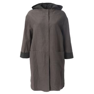 [안지크]후드린넨롱자켓 AJ2JK1140