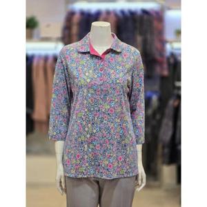 세리아 세이브존07 여성  패턴  7부 티셔츠 252506