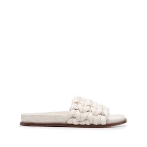 25 FW 끌로에 우븐 플랫 슬라이더 샌들 CHC22S557X6 TP435899489