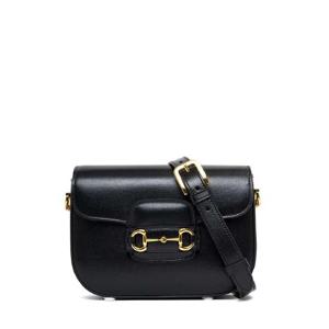 GUCCI 구찌 여성용 홀스빗 1955 블랙 가죽 크로스바디 백 65857418YSG1060