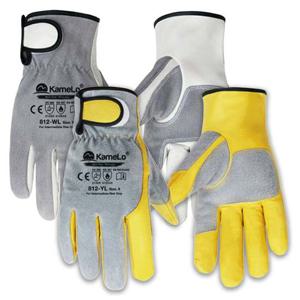 카멜로 찍찍이 천연가죽 알곤용접장갑 812-WL 812-YL 알곤용접장갑 용접장갑 카멜로장갑 알곤장갑 가죽용접장갑