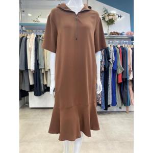 안지크 세이브존07 플레어 후드  원피스 AI2-OP113-0