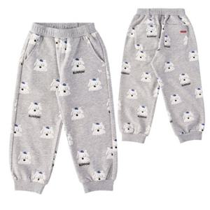 [블루독8-키즈]멜란지 도기올오버스웨트팬츠 면 트레이닝 츄리닝 바지 간절기 두돌선물 초등학생25A1541501