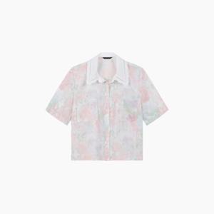 [시슬리]레이스 카라 크롭 셔츠SAWSE7531