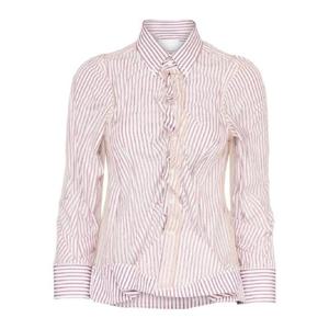 25 FW 메종마르지엘라 스트라이프 러플 셔츠 S29DL0218MTN124 TP440214612