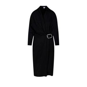 로에베 미디 원피스 S359Y09XH2 1100 BLACK