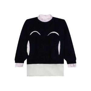 25 FW 메종마르지엘라 레이어드 셔츠 패널 스웨터 S50FZ0027STZ065961 TP440214197