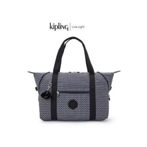 [키플링]키플링 여행가방 트래블랙 아트M 시그니처 프린트 KOABR02 SGPT