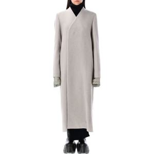 릭오웬스 롱 라이트 그레이 랩 코트 RP02E4902WBD 08