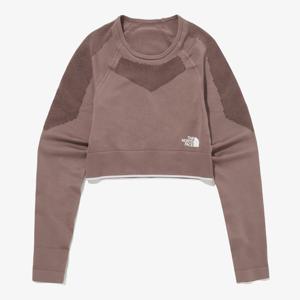 여성 모션 크랍 롱슬리브 티 NM5MQ81