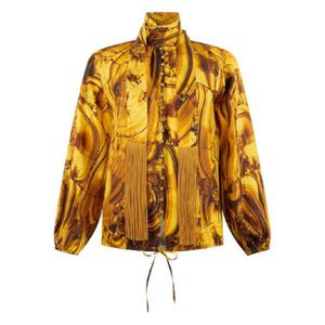 25 FW 로베르토 카발리 스카프 디테일 블라우스 VKT7004QP74 TP440919147