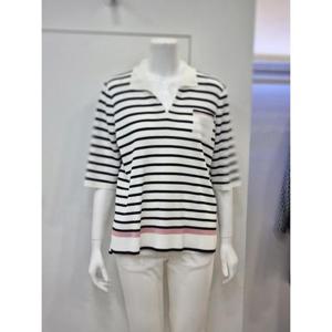 벨리시앙 세이브존04 브이넥 카라 포켓 포인트 니트 티 KT4102