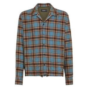 25 FW 디스퀘어드2 체크 드로스트링 셔츠 S74DM0927D35314 TP441146074